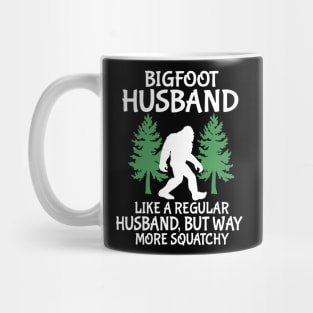 Bigfoot Husband Like A Regular Husband But Way More Squatchy Happy Father Parent Independence Day Mug